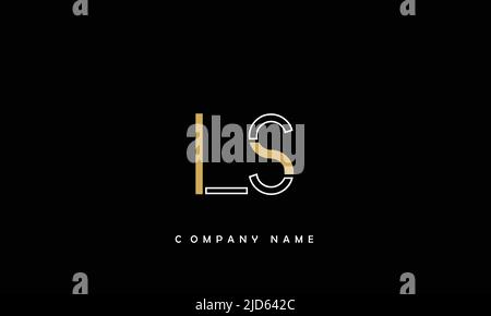 LS, SL Alphabets Letters Logo Monogram Stock Vector