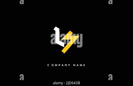 LS, SL Alphabets Letters Logo Monogram Stock Vector