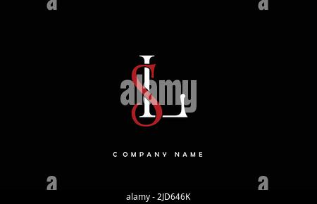 LS, SL Alphabets Letters Logo Monogram Stock Vector