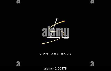 LS, SL Alphabets Letters Logo Monogram Stock Vector