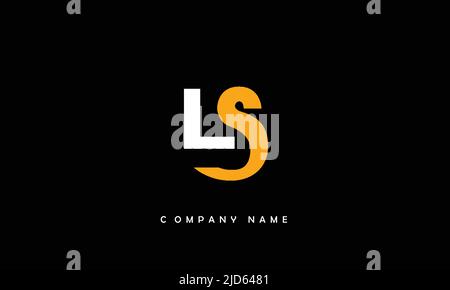 LS, SL Alphabets Letters Logo Monogram Stock Vector
