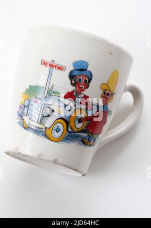 Ken Dodd Mug - Diddymen 1970s Staffordshire Potteries Stock Photo