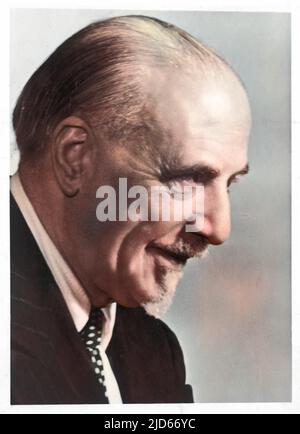 SIR THOMAS BEECHAM English conductor and impresario Colourised version of : 10011933       Date: 1879 - 1961 Stock Photo