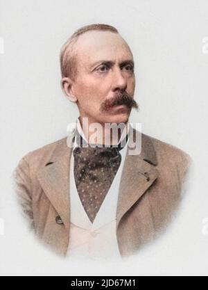 CHARLES RICHET French scientist and psychical researcher, Nobel Prize 1913 Colourised version of : 10022738       Date: 1850 - 1935 Stock Photo