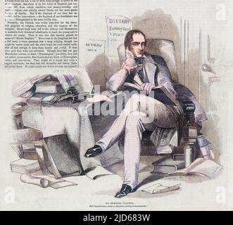 sir EDWIN CHADWICK (1800 - 1890), Sociologist and reformer Colourised version of : 10054760 Stock Photo