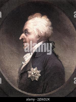 WILLIAM DOUGLAS, fourth duke of QUEENSBERRY known as 'Old Q' Colourised version of : 10173289       Date: 1724 - 1810 Stock Photo