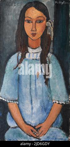 Alice. Amedeo Modigliani. 1918. Stock Photo