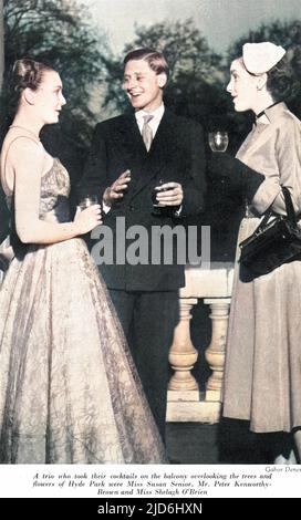 Susan Senior, Peter Kenworthy-Browne and Shelagh O'Brien Stock Photo ...