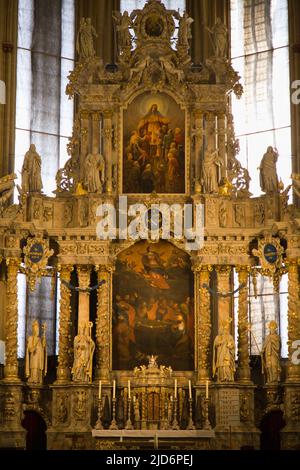Germany, Thuringia, Erfurt, Dom of St Mary, interior, Stock Photo