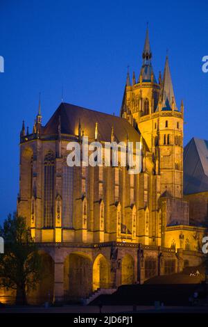 Germany, Thuringia, Erfurt, Dom of St Mary, Stock Photo