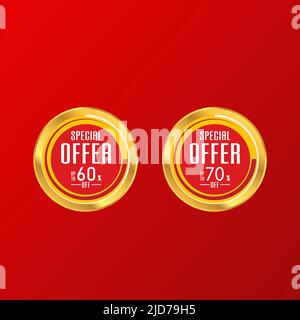 special offer banner , Vector format , round bubbles tag design vector Stock Vector