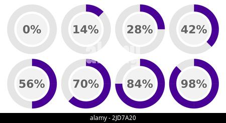 Abstract composition. Loading bar element icon. Creative web design download timer. Users completion indicator. White background, black cluster lines. Stock Vector