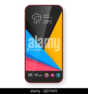 redesign home screen user interface Stock Vector Image & Art - Alamy