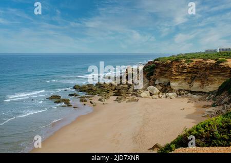 Roche coves in Conil de la Frontera, Cadiz, Spain. Holiday. Stock Photo