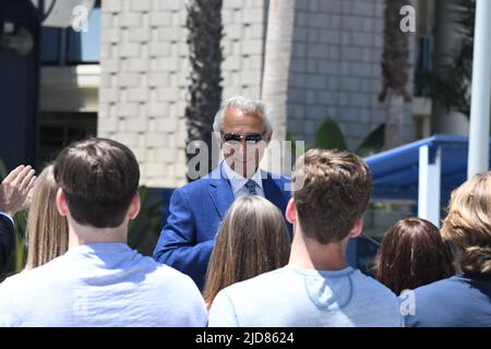 June 18, 2022: Sandy Koufax giving a speech before his statue unveiling at  Dodger Stadium on June 18, 2022. (Credit Image: © Mark Edward Harris/ZUMA  Press Wire Stock Photo - Alamy