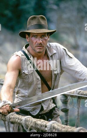 HARRISON FORD, INDIANA JONES AND THE TEMPLE OF DOOM, 1984, Stock Photo