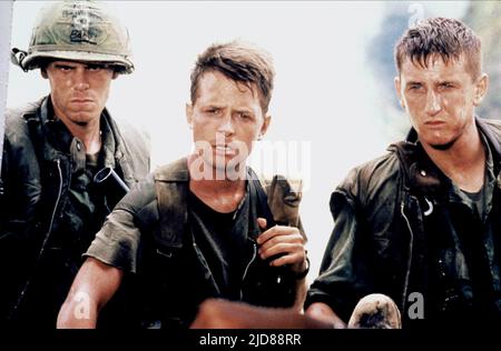 HARVEY,FOX,PENN, CASUALTIES OF WAR, 1989, Stock Photo