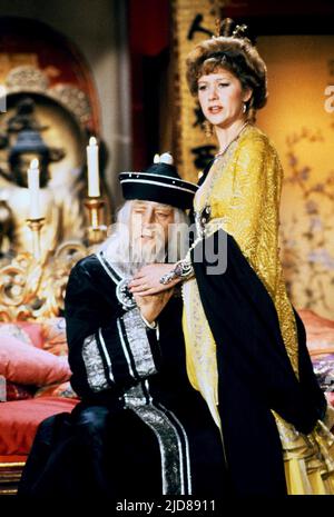 SELLERS,MIRREN, THE FIENDISH PLOT OF DR. FU MANCHU, 1980, Stock Photo