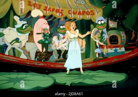 GRUNDEL,TOAD,THUMBELINA,FROGS, THUMBELINA, 1994 Stock Photo