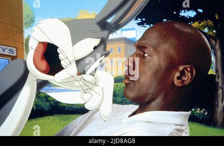 BUNNY,JORDAN, SPACE JAM, 1996 Stock Photo