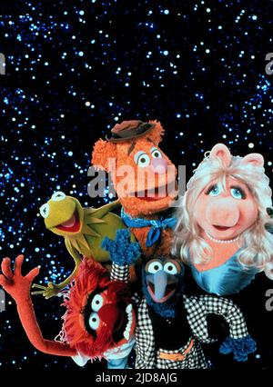 KERMIT,FOZZIE,PIGGY,ANIMAL, MUPPETS FROM SPACE, 1999 Stock Photo
