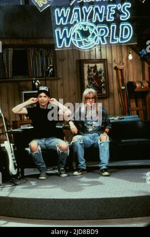 MYERS,CARVEY, WAYNE'S WORLD, 1992 Stock Photo