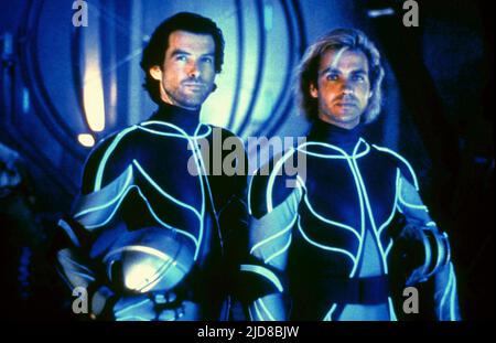 BROSNAN,FAHEY, THE LAWNMOWER MAN, 1992 Stock Photo