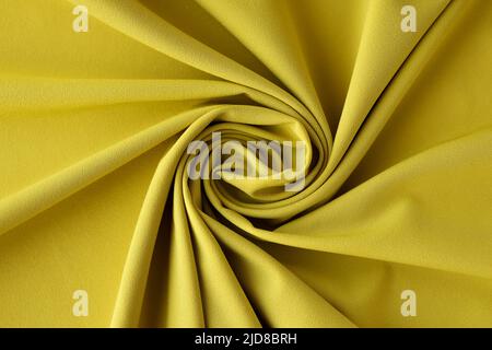 Olive fabric textured background, cloth textured backdrop Stock Photo