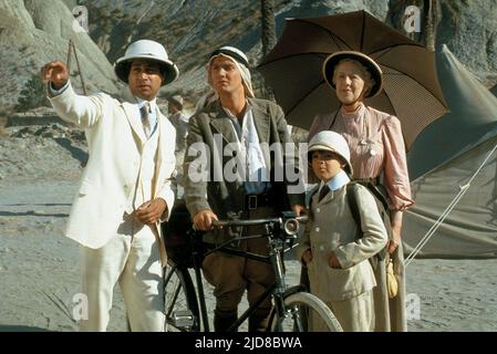 ALIBAI,BENNETT,CARRIER,TYZACK, THE YOUNG INDIANA JONES CHRONICLES, 1992 Stock Photo