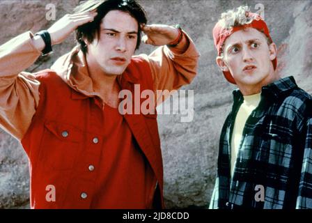 REEVES,WINTER, BILL and TED'S BOGUS JOURNEY, 1991 Stock Photo