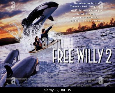 JASON JAMES RICHTER, FREE WILLY 2: THE ADVENTURE HOME, 1995 Stock Photo