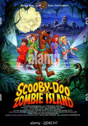 VELMA,SHAGGY,SCOOBY-DOO,DAPHNE,FRED, SCOOBY-DOO ON ZOMBIE ISLAND, 1998 Stock Photo