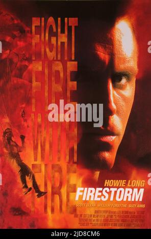 HOWIE LONG FILM POSTER, FIRESTORM, 1998 Stock Photo