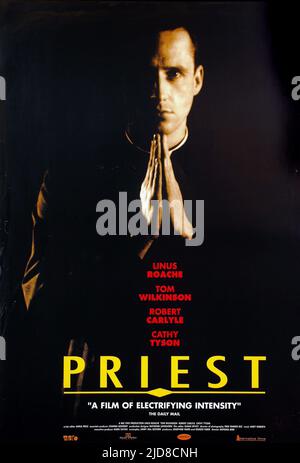 LINUS ROACHE FILM POSTER, PRIEST, 1994 Stock Photo