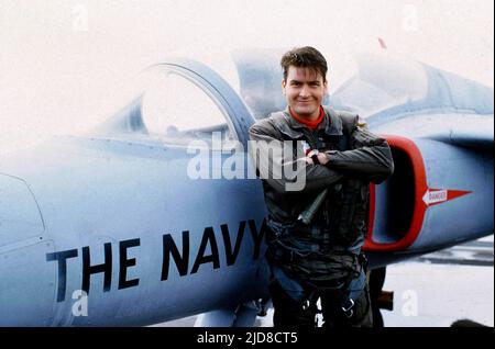 CHARLIE SHEEN, HOT SHOTS!, 1991 Stock Photo