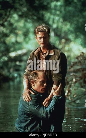 MALKOVICH,SINISE, OF MICE AND MEN, 1992 Stock Photo