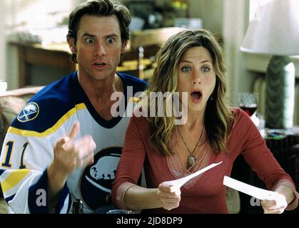 CARREY,ANISTON, BRUCE ALMIGHTY, 2003, Stock Photo