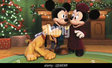 Mickey And Minnie Mouse Christmas Tree Decoration Stock Photo - Alamy