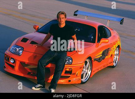 PAUL WALKER, THE FAST AND THE FURIOUS, 2001, Stock Photo