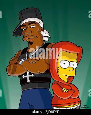 The Simpsons Season 16 50 Cent Bart Simpson 2004 Stock Photo Alamy