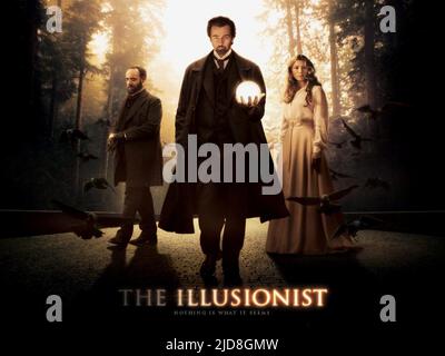 GIAMATTI,NORTON,POSTER, THE ILLUSIONIST, 2006, Stock Photo