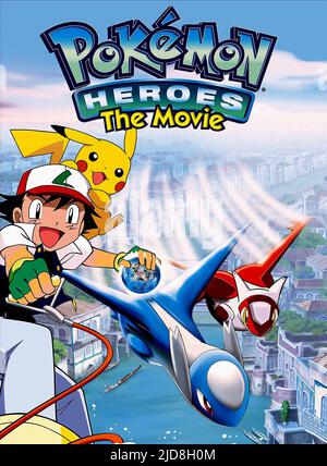 ASH,PIKACHU,LATIAS,LATIOS, POKEMON HEROES, 2008, Stock Photo