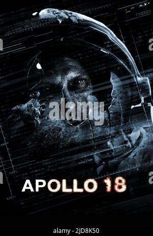 ASTRONAUT POSTER, APOLLO 18, 2011, Stock Photo