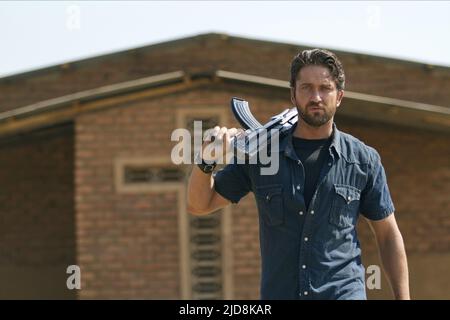 GERARD BUTLER, MACHINE GUN PREACHER, 2011, Stock Photo