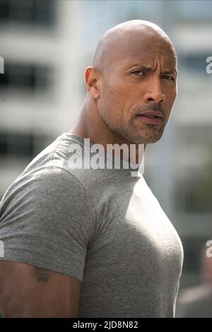 DWAYNE JOHNSON, SAN ANDREAS, 2015, Stock Photo