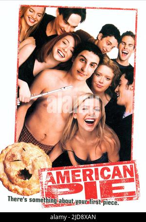 SUVARI,KLEIN,THOMAS,SCOTT,HANNIGAN,BIGGS,REID, AMERICAN PIE, 1999, Stock Photo