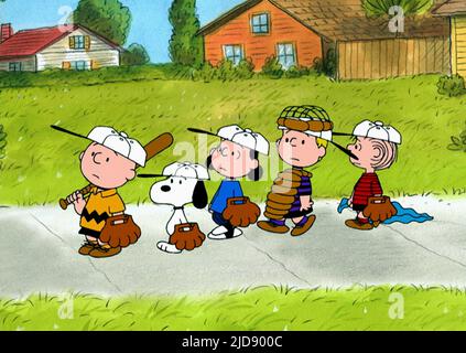 BROWN,SNOOPY,LUCY,SCHROEDER,LINUS, LUCY MUST BE TRADED  CHARLIE BROWN, 2003, Stock Photo