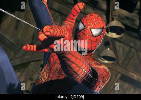 TOBEY MAGUIRE, SPIDER-MAN 2, 2004, Stock Photo