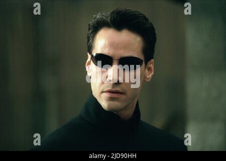 KEANU REEVES, THE MATRIX RELOADED, 2003, Stock Photo