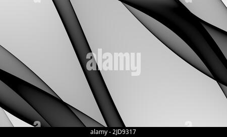 Background abstract 8K monochrome, black, white, gray ray, spiral, laser, fog, gradient Stock Photo